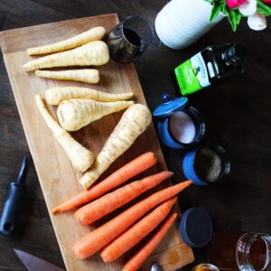 Maple Roasted Parsnips and Carrots are the best recipe to use pure maple syrup for a side dish that will satisfy everyone.